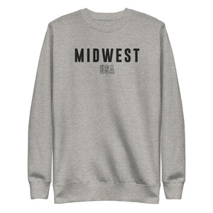 Embroidered Midwest USA Crewneck