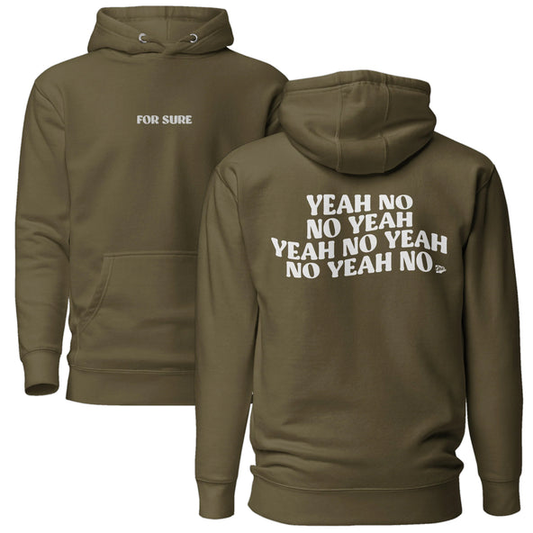 Yeah, No For Sure Comfort Hoodie-image