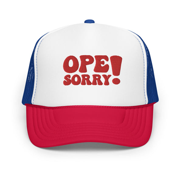 Ope Sorry Foam Rope Hat-image