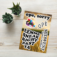 Ope, Sorry - Sticker sheet