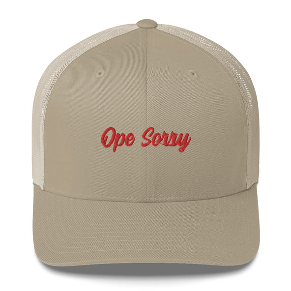 Ope Sorry Netted Trucker-image