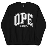 Ope Sorry College Ruled Crewneck