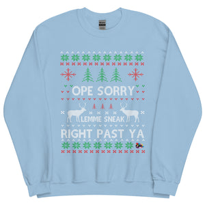 Ope Sorry Ugly Sweater