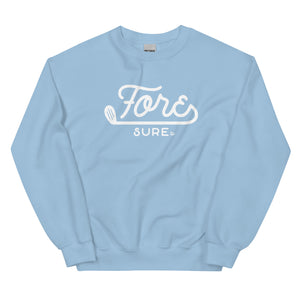 Fore Sure Golf Logo Crewneck