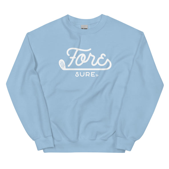 Fore Sure Golf Logo Crewneck-image