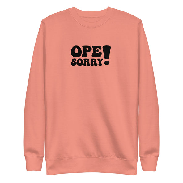 Ope Sorry Premium Embroidered Crewneck-image