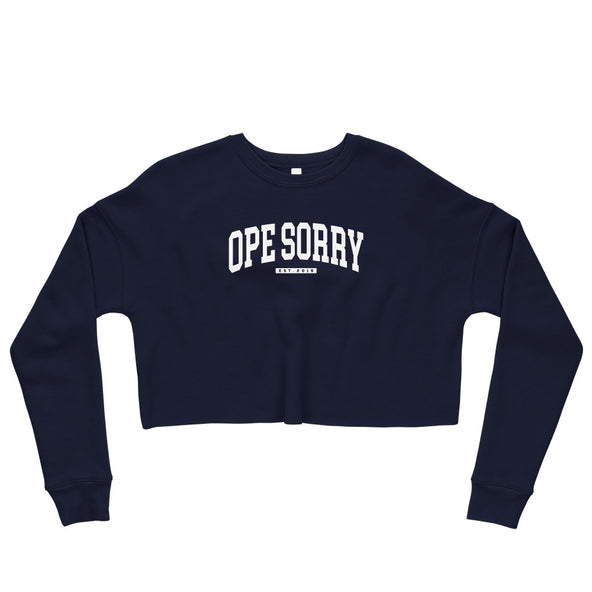 Ope Sorry Apparel Co. Crop Sweatshirt-image